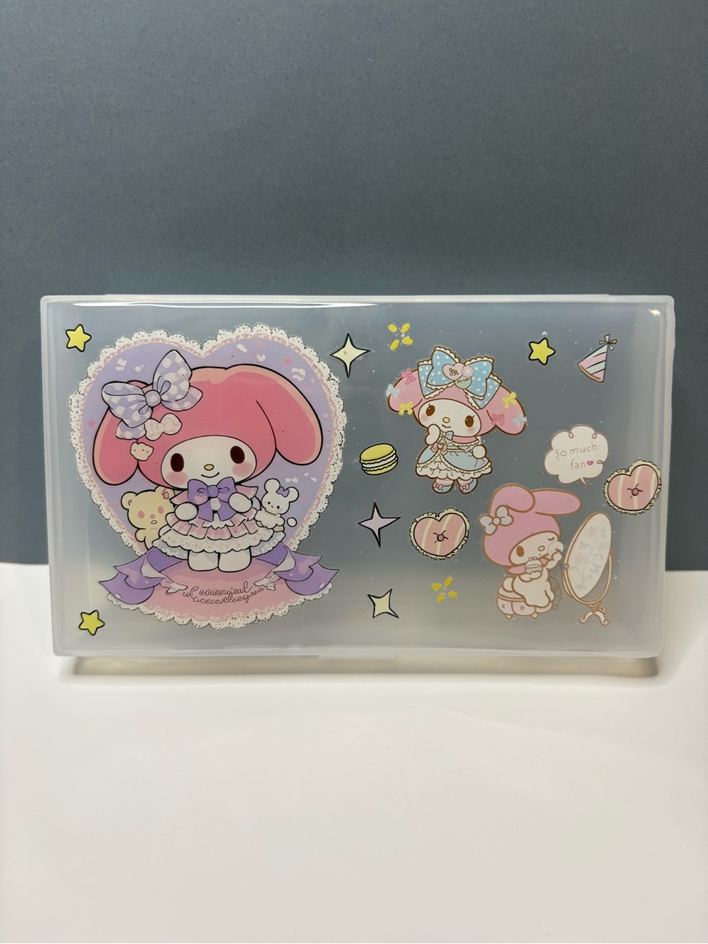 Handmade Sanrio  My Melody Clear Case - Pink, Lavender & Yellow Accents